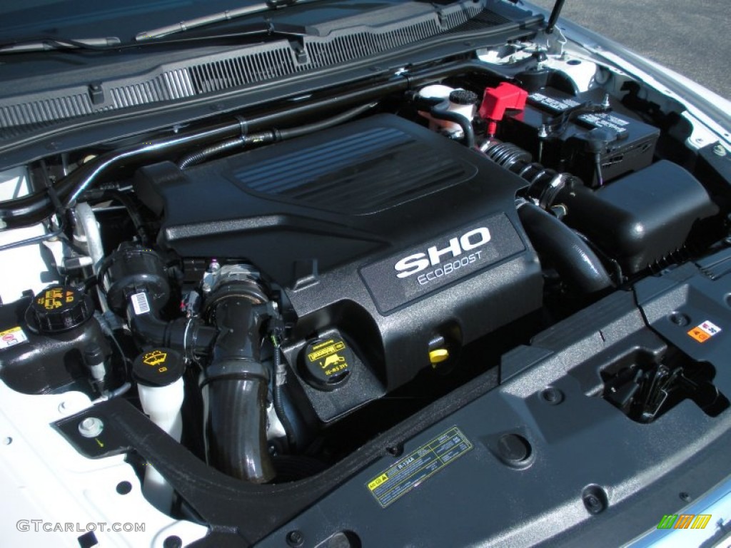 2011 Ford Taurus SHO AWD 3.5 Liter GTDI EcoBoost Twin-Turbocharged DOHC 24-Valve VVT V6 Engine Photo #50412436