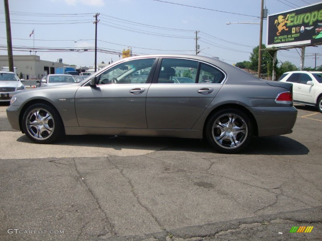 2005 7 Series 745i Sedan - Titanium Grey Metallic / Basalt Grey/Flannel Grey photo #47
