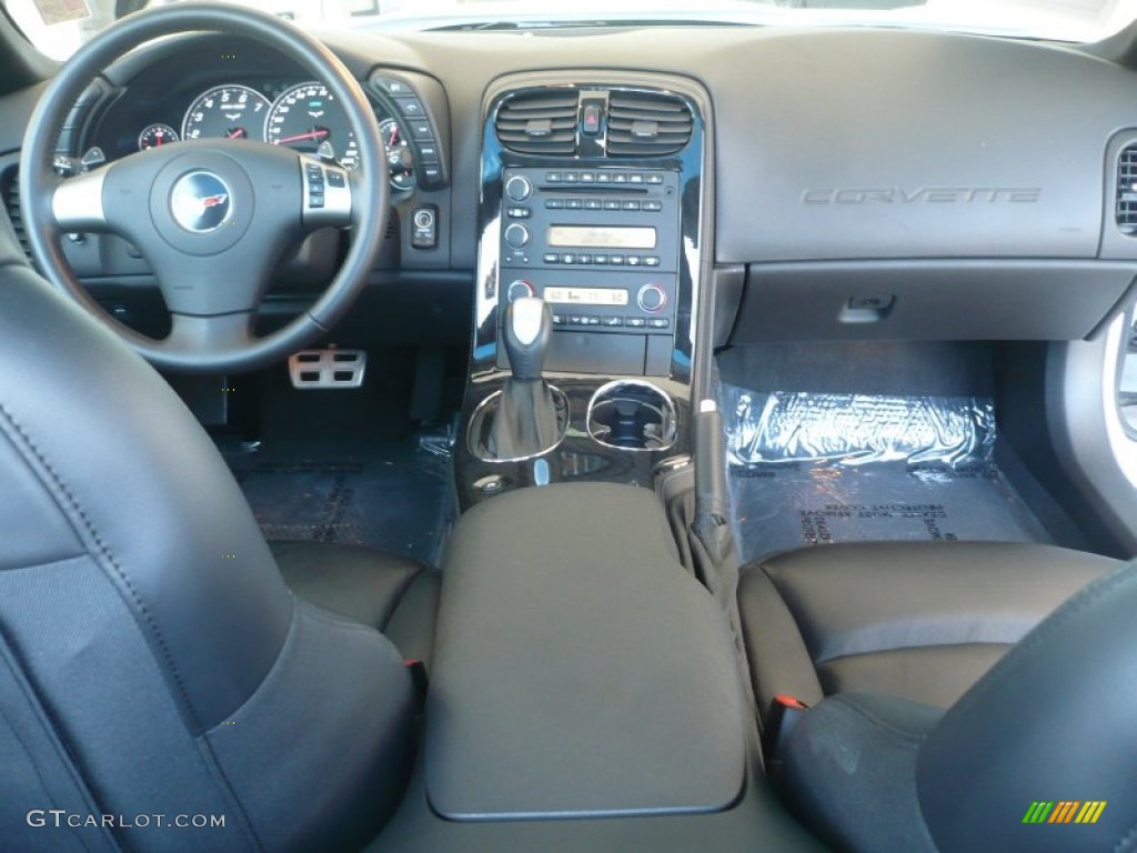 2010 Chevrolet Corvette Coupe Ebony Black Dashboard Photo #50412631