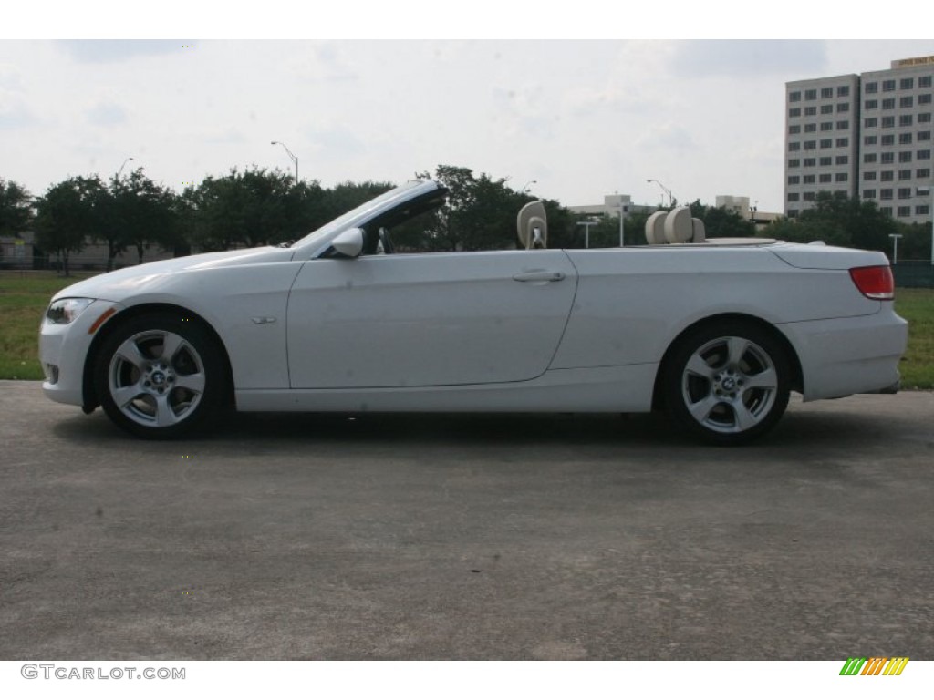 2008 3 Series 328i Convertible - Alpine White / Oyster photo #3
