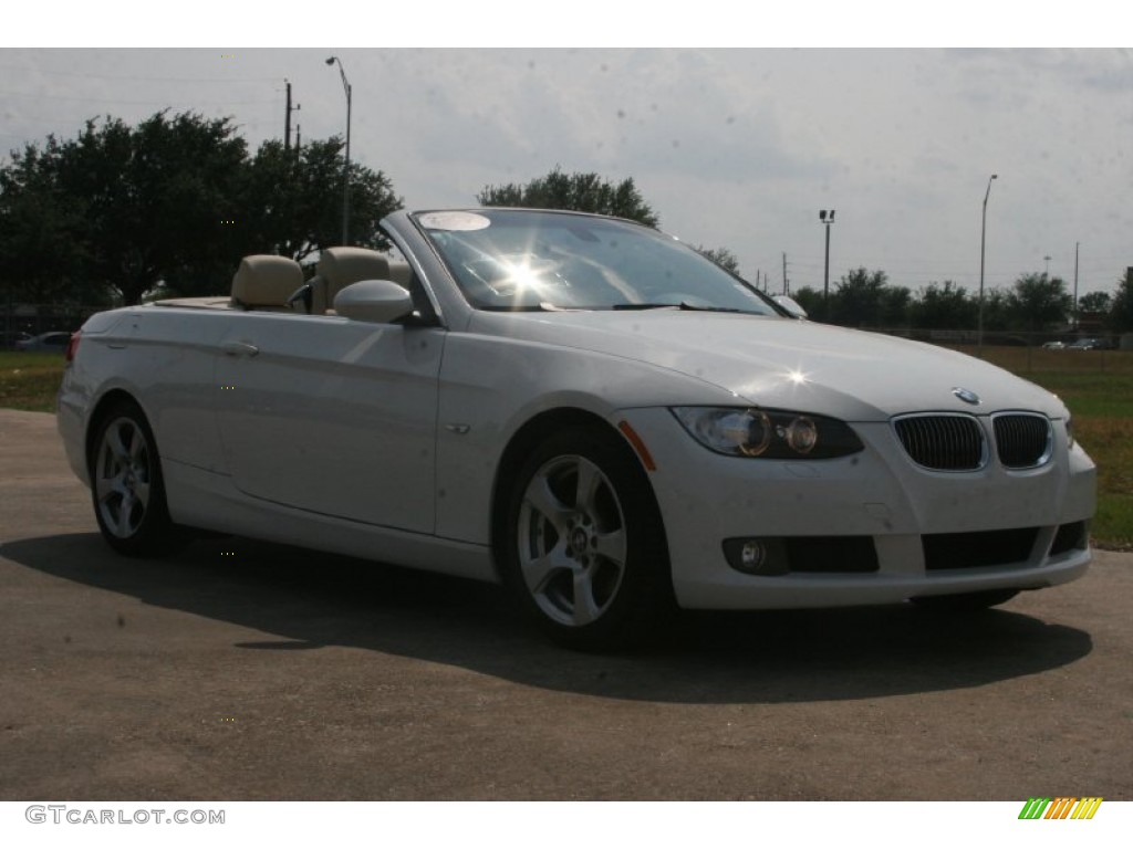2008 3 Series 328i Convertible - Alpine White / Oyster photo #8