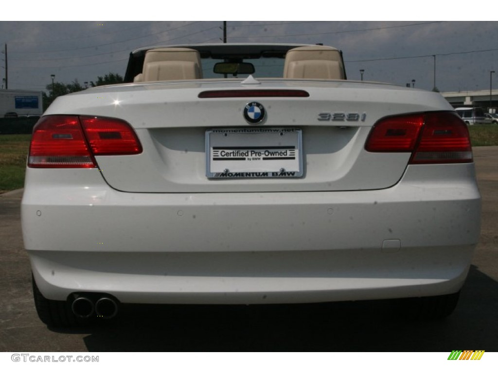 2008 3 Series 328i Convertible - Alpine White / Oyster photo #11