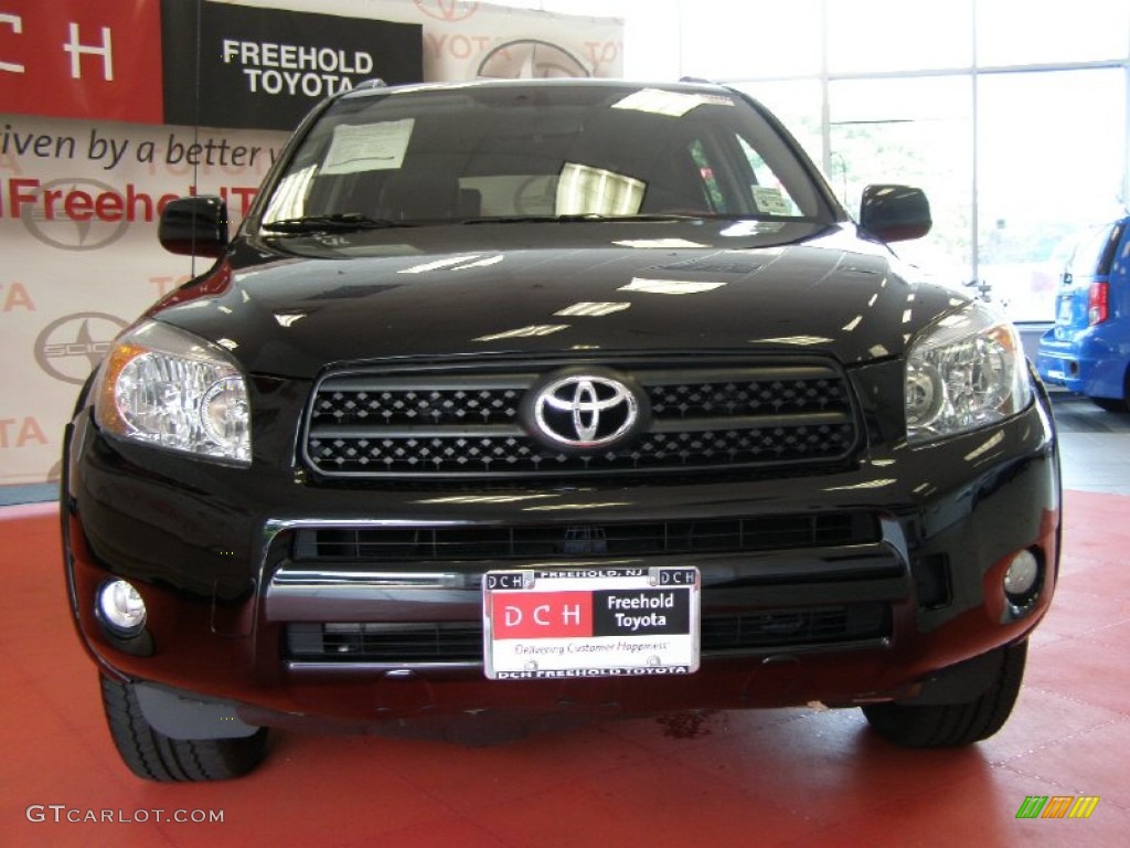 2008 RAV4 Sport 4WD - Black / Dark Charcoal photo #2