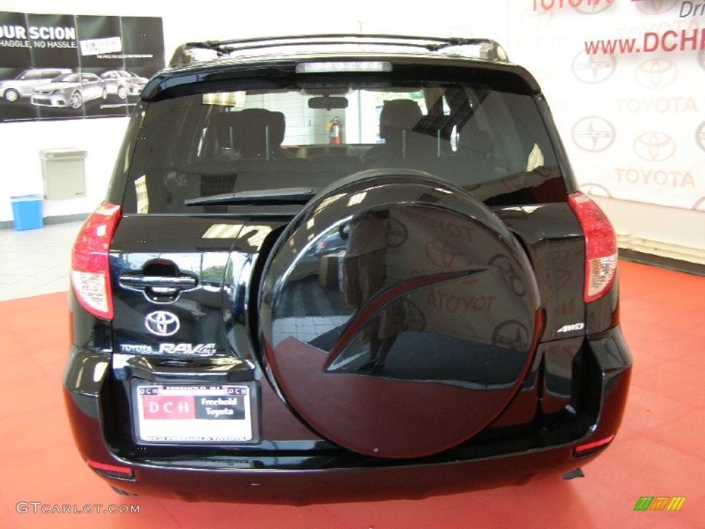 2008 RAV4 Sport 4WD - Black / Dark Charcoal photo #7