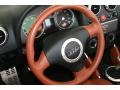 2001 Audi TT Amber Red Interior Steering Wheel Photo