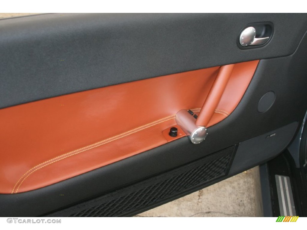 2001 Audi TT 1.8T quattro Roadster Amber Red Door Panel Photo #50414675