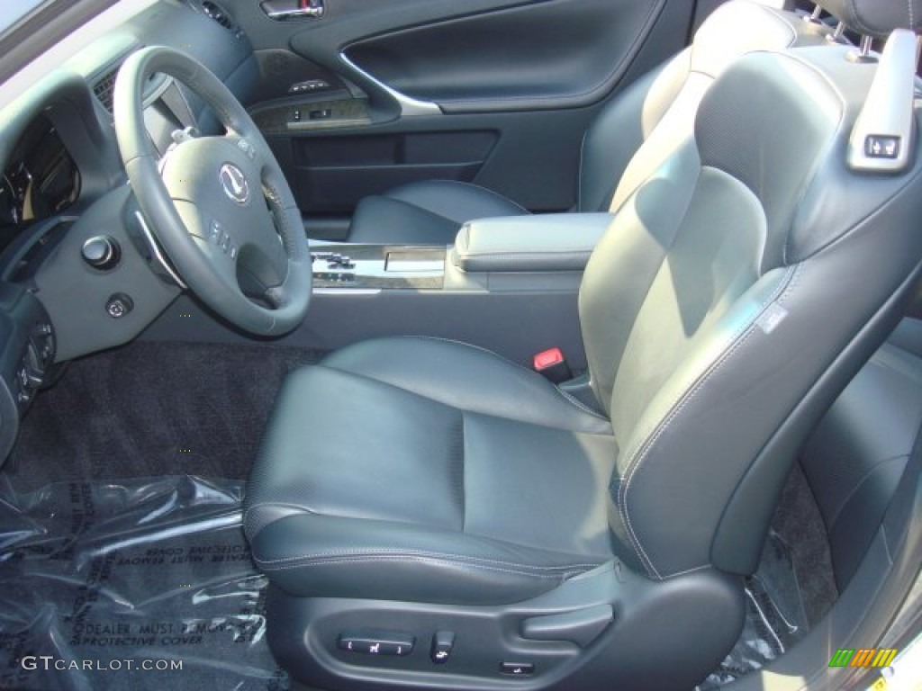 Black Interior 2010 Lexus IS 250C Convertible Photo #50415127