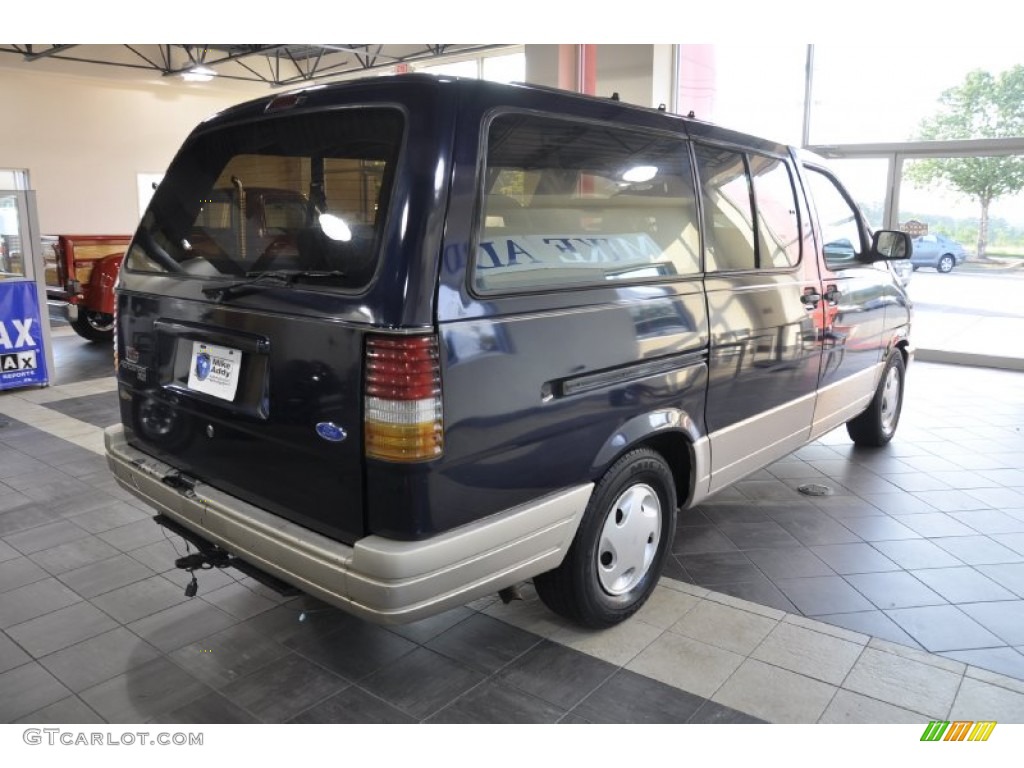 1995 Aerostar XLT - Dark Lapis Blue Metallic / Beige photo #5