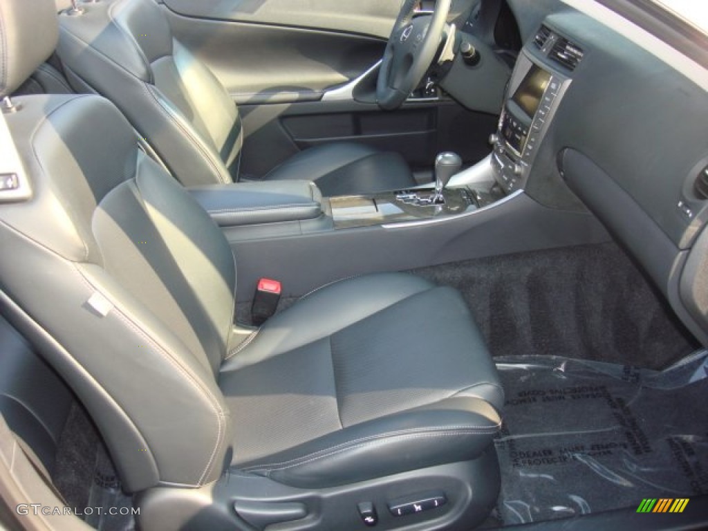 Black Interior 2010 Lexus IS 250C Convertible Photo #50415154