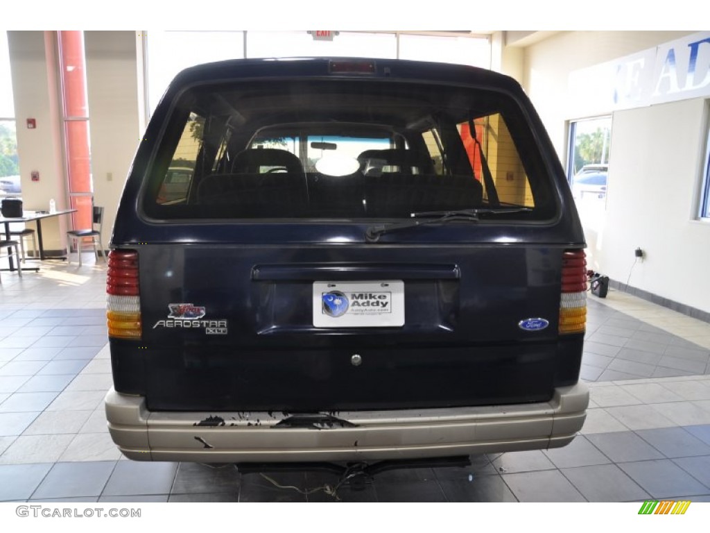 1995 Aerostar XLT - Dark Lapis Blue Metallic / Beige photo #6