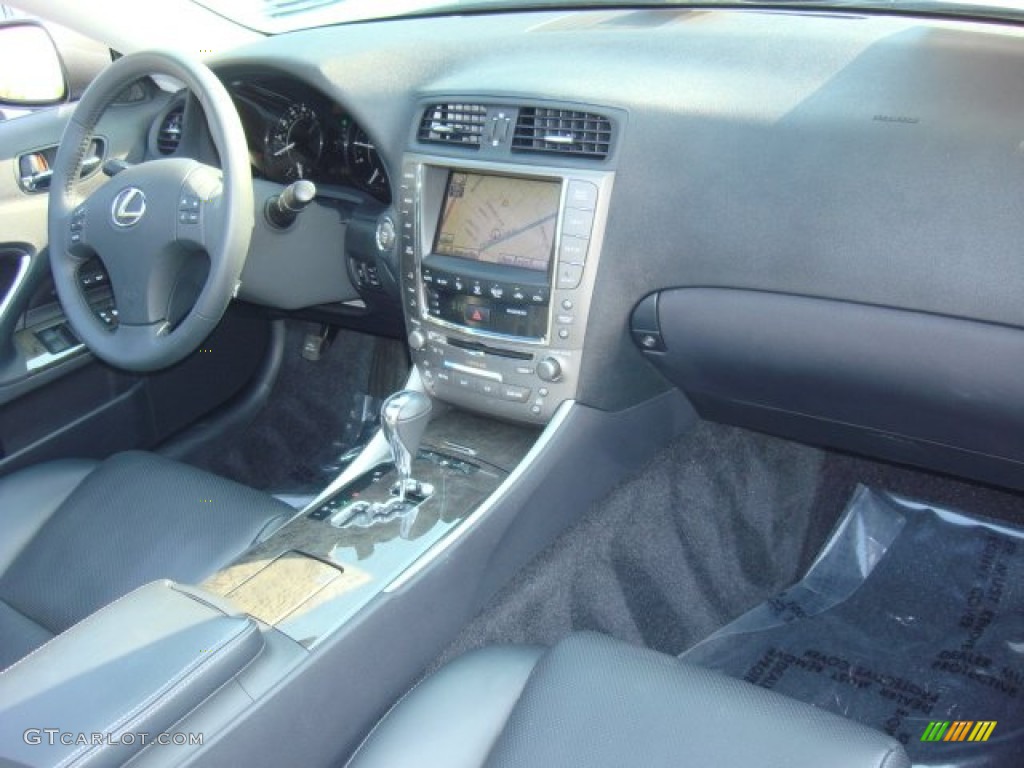 2010 Lexus IS 250C Convertible Black Dashboard Photo #50415169