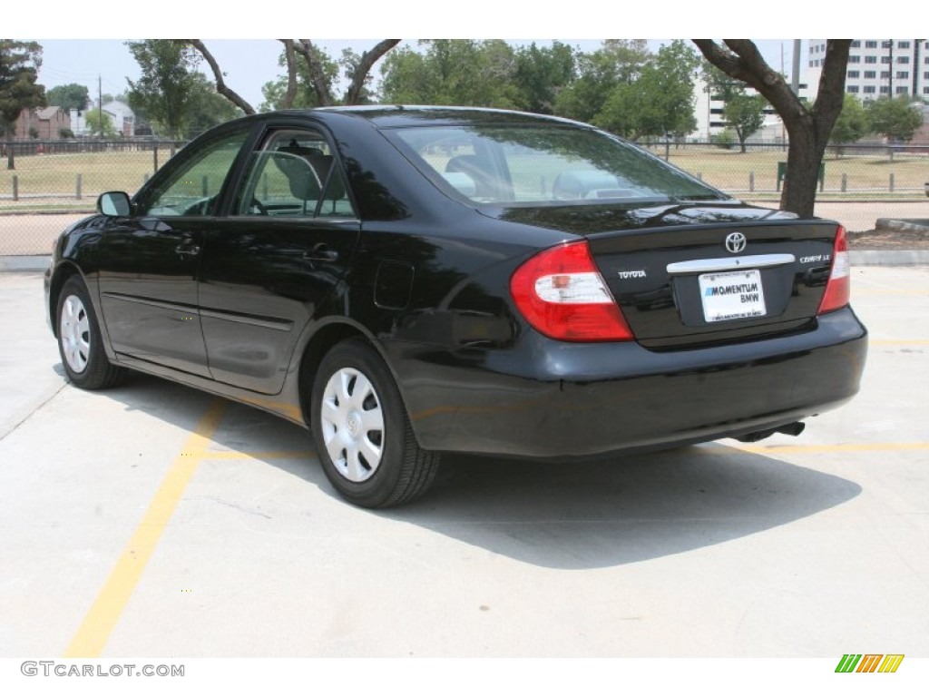 2004 Camry LE - Black / Stone photo #3