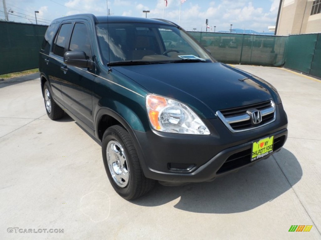 2003 CR-V LX - Clover Green Pearl / Saddle photo #1