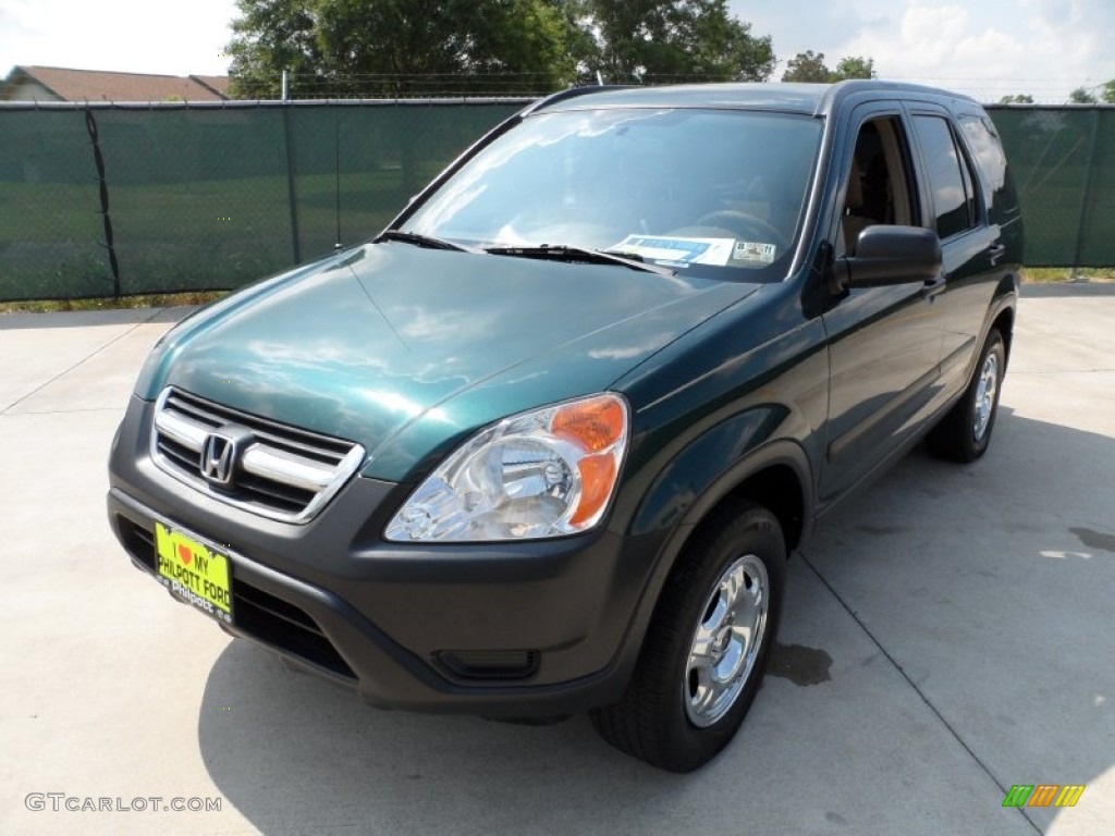 2003 CR-V LX - Clover Green Pearl / Saddle photo #7