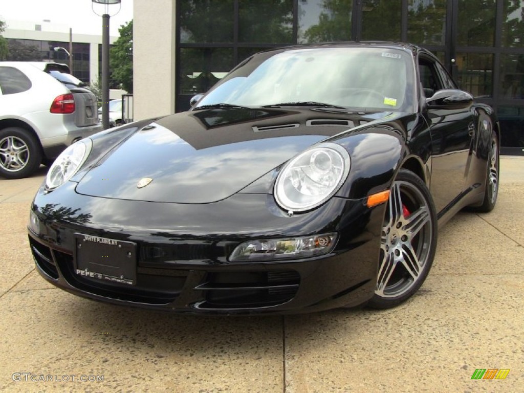 2008 911 Carrera 4S Coupe - Black / Black photo #1