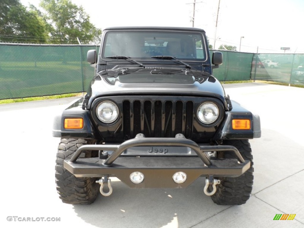 Black 2006 Jeep Wrangler Sport 4x4 Golden Eagle Exterior Photo #50417947
