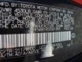 211: Black Diamond 2005 Lexus SC 430 Pebble Beach Edition Color Code