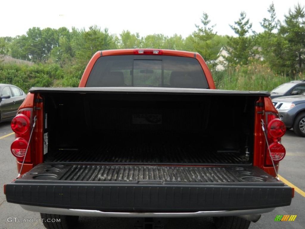 2008 Ram 1500 Big Horn Edition Quad Cab 4x4 - Sunburst Orange Pearl / Medium Slate Gray photo #6