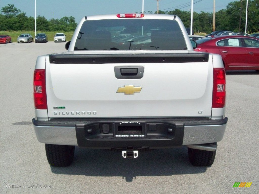 2011 Silverado 1500 LT Extended Cab 4x4 - Sheer Silver Metallic / Ebony photo #17