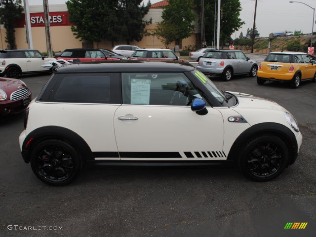 2010 Cooper S Hardtop - Pepper White / Grey/Carbon Black photo #3