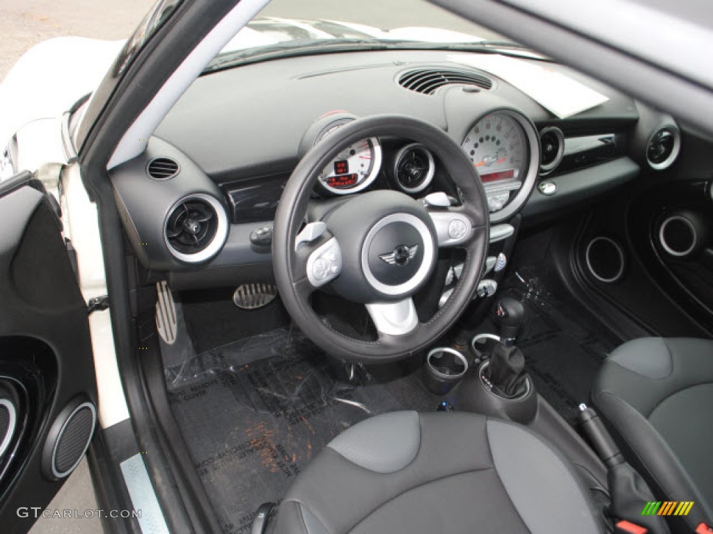 2010 Cooper S Hardtop - Pepper White / Grey/Carbon Black photo #12