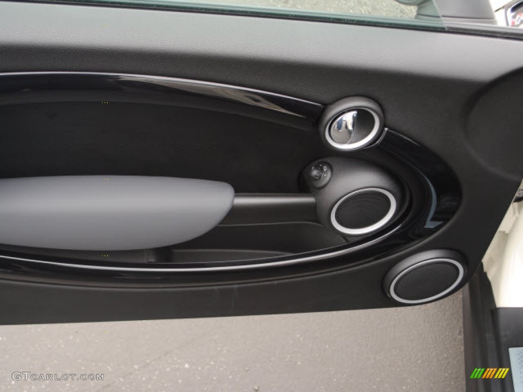 2010 Cooper S Hardtop - Pepper White / Grey/Carbon Black photo #14