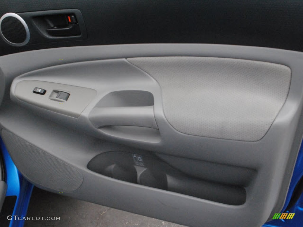 2005 Toyota Tacoma PreRunner TRD Double Cab Graphite Gray Door Panel Photo #50424083