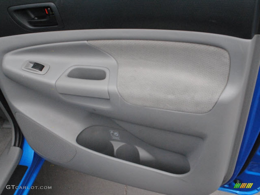 2005 Toyota Tacoma PreRunner TRD Double Cab Graphite Gray Door Panel Photo #50424103