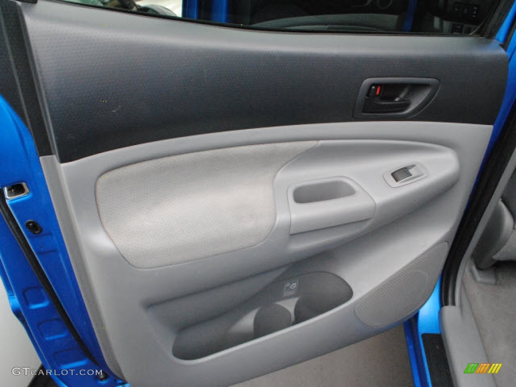 2005 Toyota Tacoma PreRunner TRD Double Cab Graphite Gray Door Panel Photo #50424292