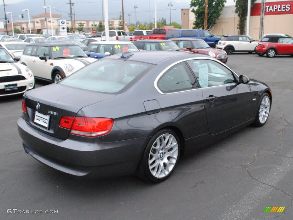 2007 3 Series 328i Coupe - Sparkling Graphite Metallic / Black photo #9