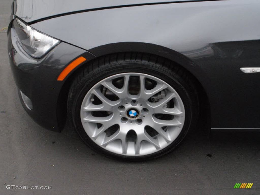 2007 3 Series 328i Coupe - Sparkling Graphite Metallic / Black photo #18