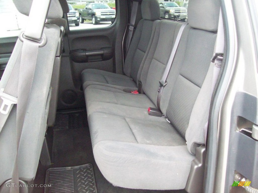 Ebony Interior 2009 Chevrolet Silverado 1500 LT Extended Cab 4x4 Photo #50424523