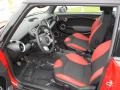 Rooster Red Leather/Carbon Black Interior Photo for 2010 Mini Cooper #50425000