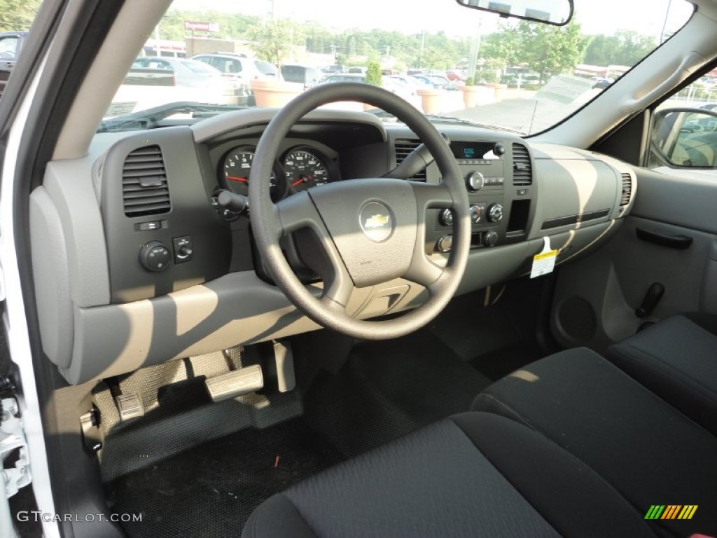 2011 Silverado 1500 Regular Cab - Summit White / Dark Titanium photo #12