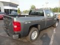 2011 Steel Green Metallic Chevrolet Silverado 1500 Extended Cab 4x4  photo #7