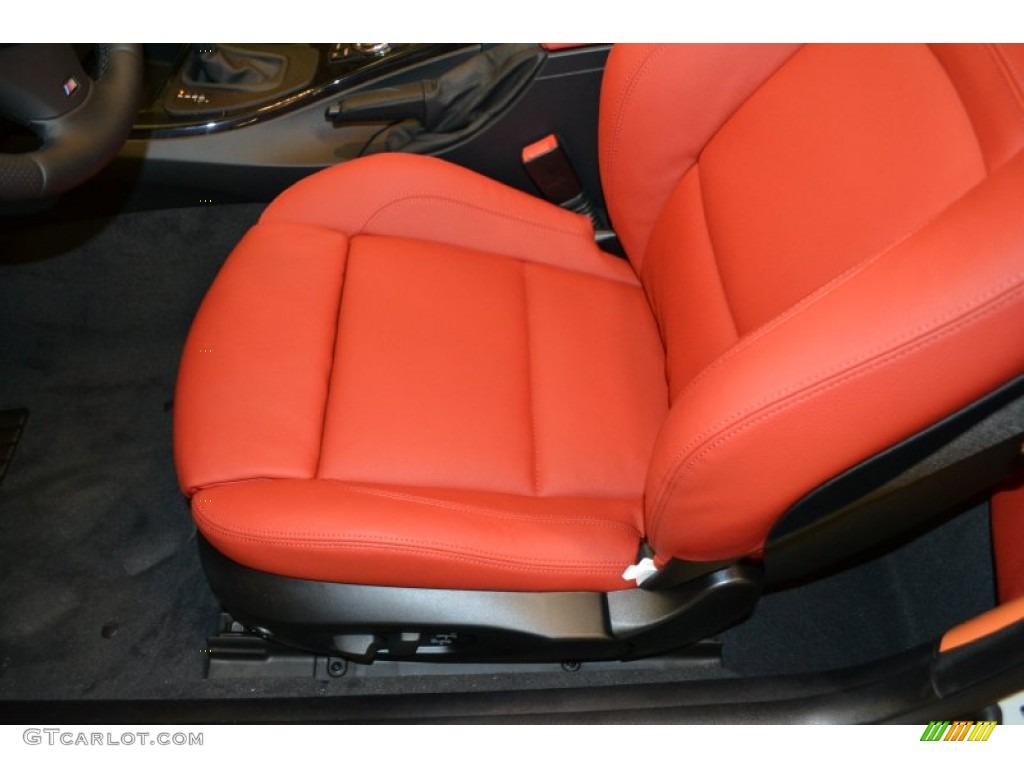 2011 3 Series 335i Convertible - Alpine White / Coral Red/Black Dakota Leather photo #13