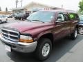 2002 Dark Garnet Red Pearl Dodge Dakota SLT Club Cab 4x4  photo #6