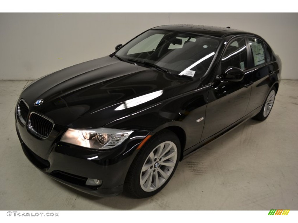 2011 3 Series 328i Sedan - Jet Black / Black Dakota Leather photo #8