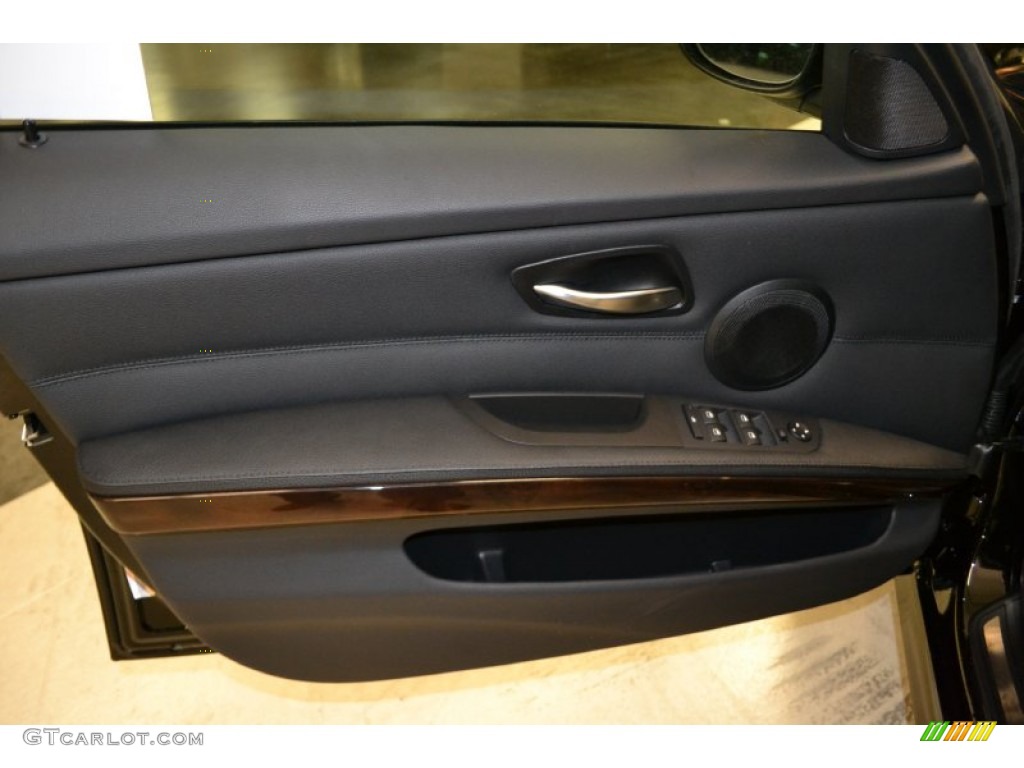 2011 3 Series 328i Sedan - Jet Black / Black Dakota Leather photo #14