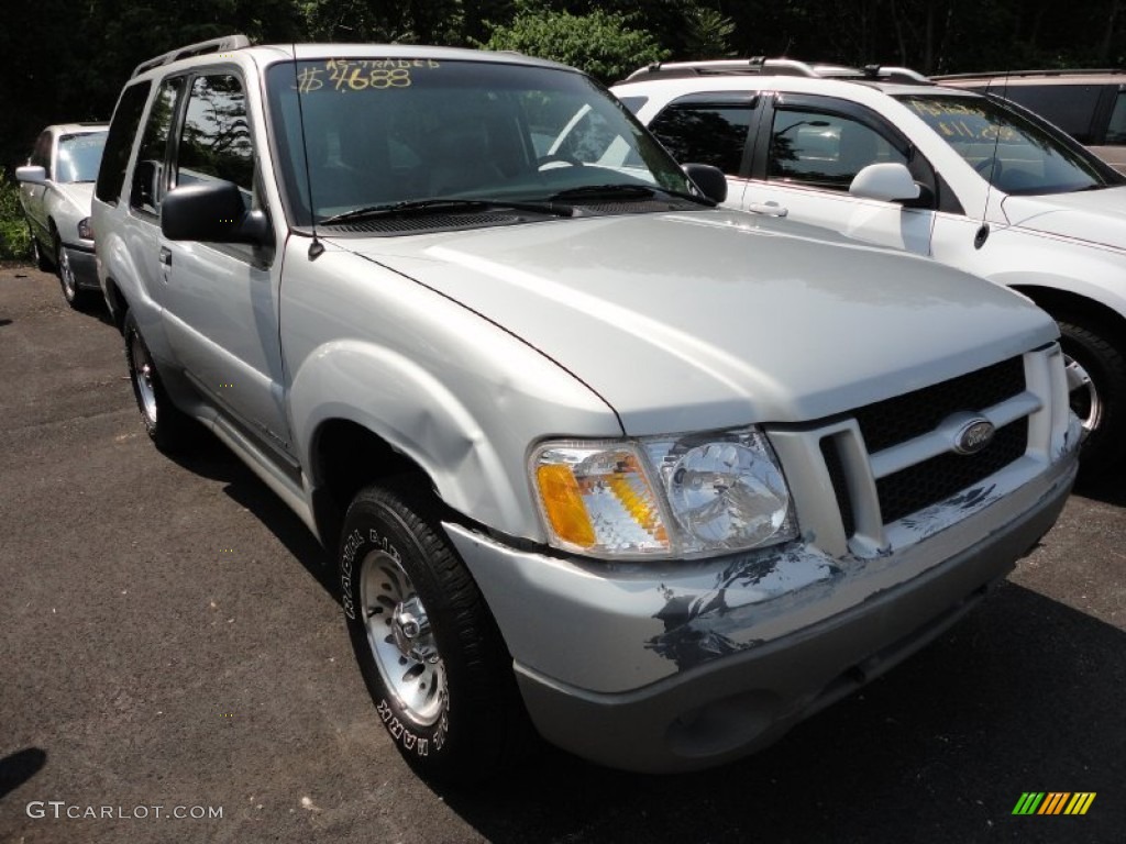 Silver Frost Metallic Ford Explorer