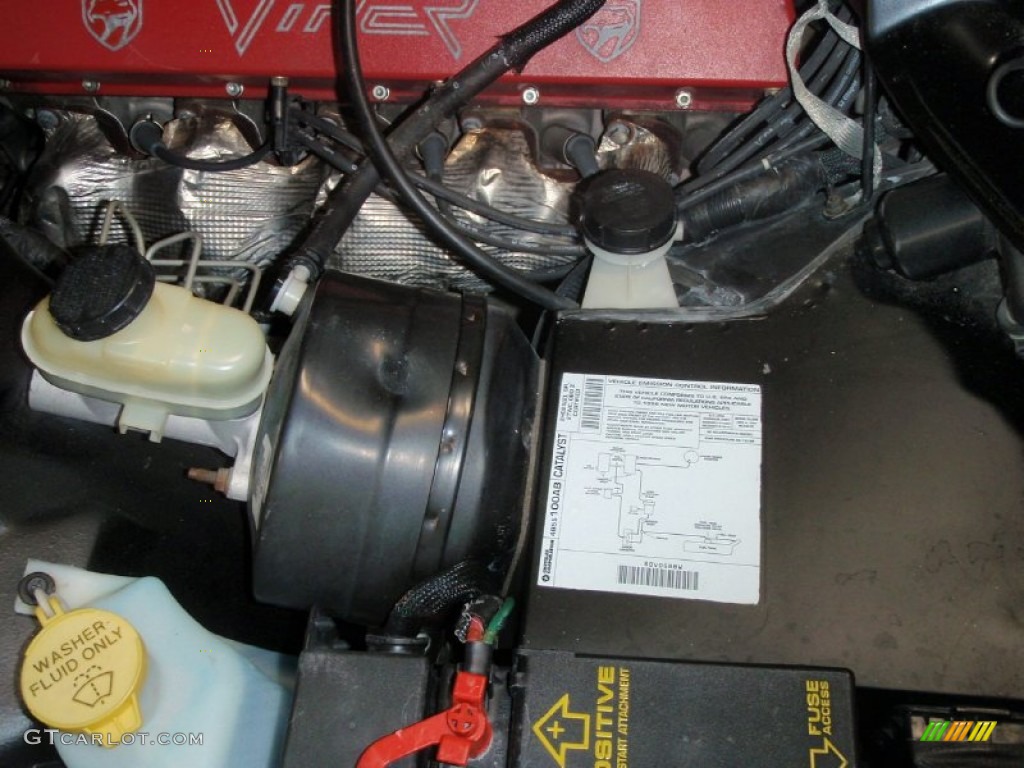 1998 Dodge Viper GTS 8.0 Liter OHV 20-Valve V10 Engine Photo #50429521