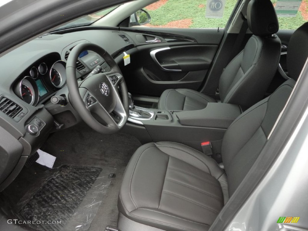 Ebony Interior 2011 Buick Regal CXL Photo #50430448