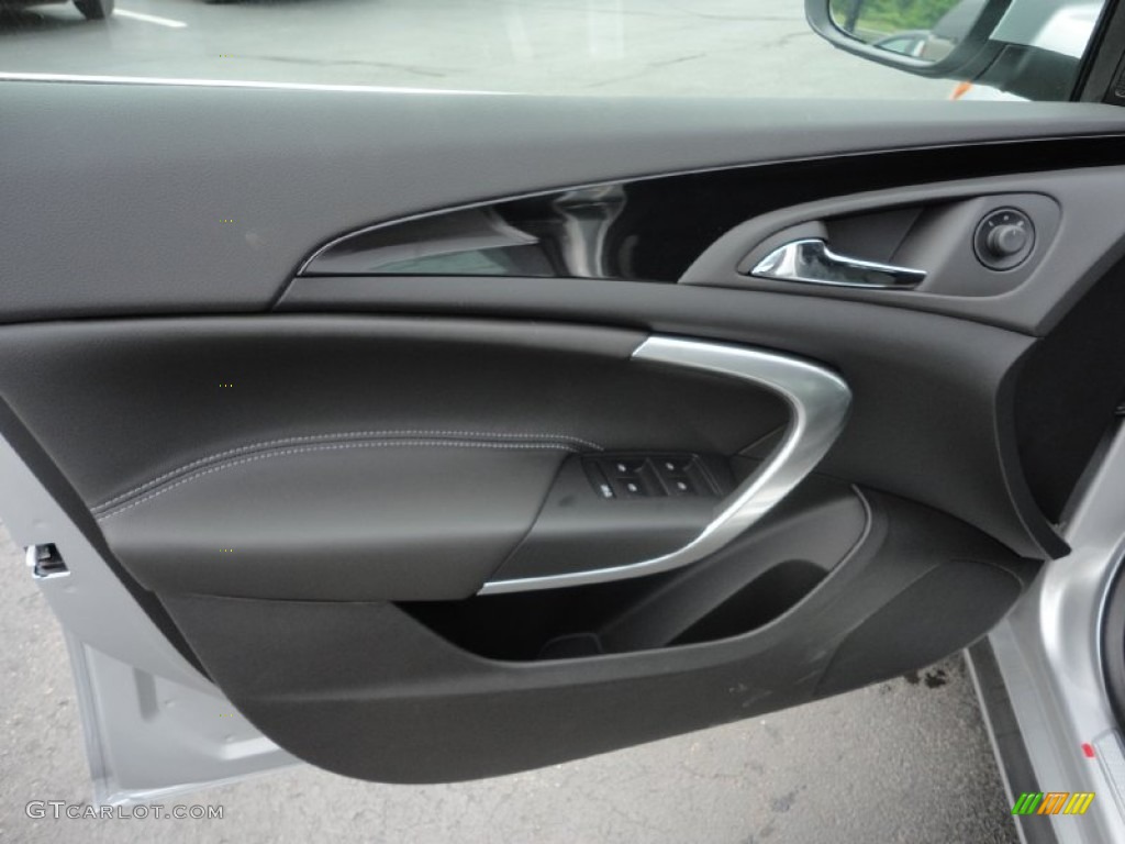 2011 Buick Regal CXL Ebony Door Panel Photo #50430475