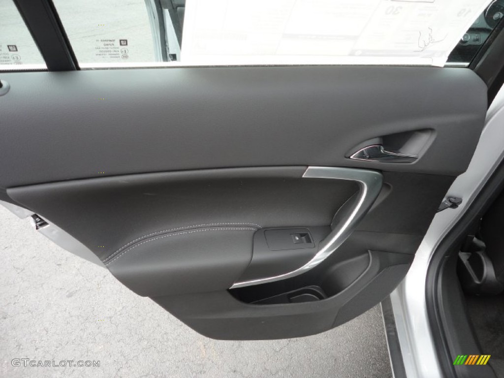 2011 Buick Regal CXL Ebony Door Panel Photo #50430496