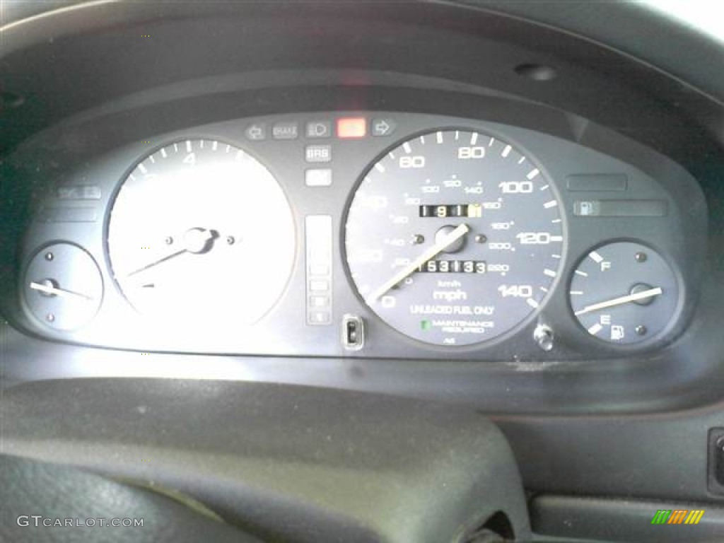 1996 Accord DX Sedan - Dark Eucalyptus Green Pearl Metallic / Gray photo #9