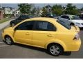 2007 Summer Yellow Chevrolet Aveo LS Sedan  photo #6