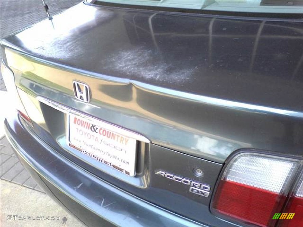 1996 Accord DX Sedan - Dark Eucalyptus Green Pearl Metallic / Gray photo #23