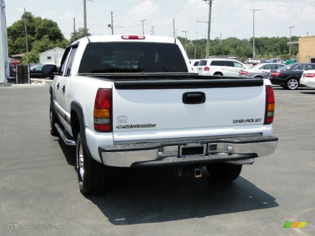 2001 Silverado 1500 LS Crew Cab - Summit White / Graphite photo #9