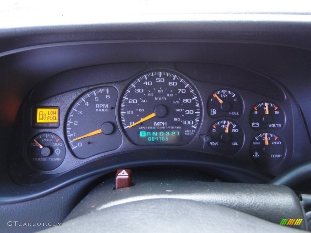 2001 Chevrolet Silverado 1500 LS Crew Cab Gauges Photo #50432338
