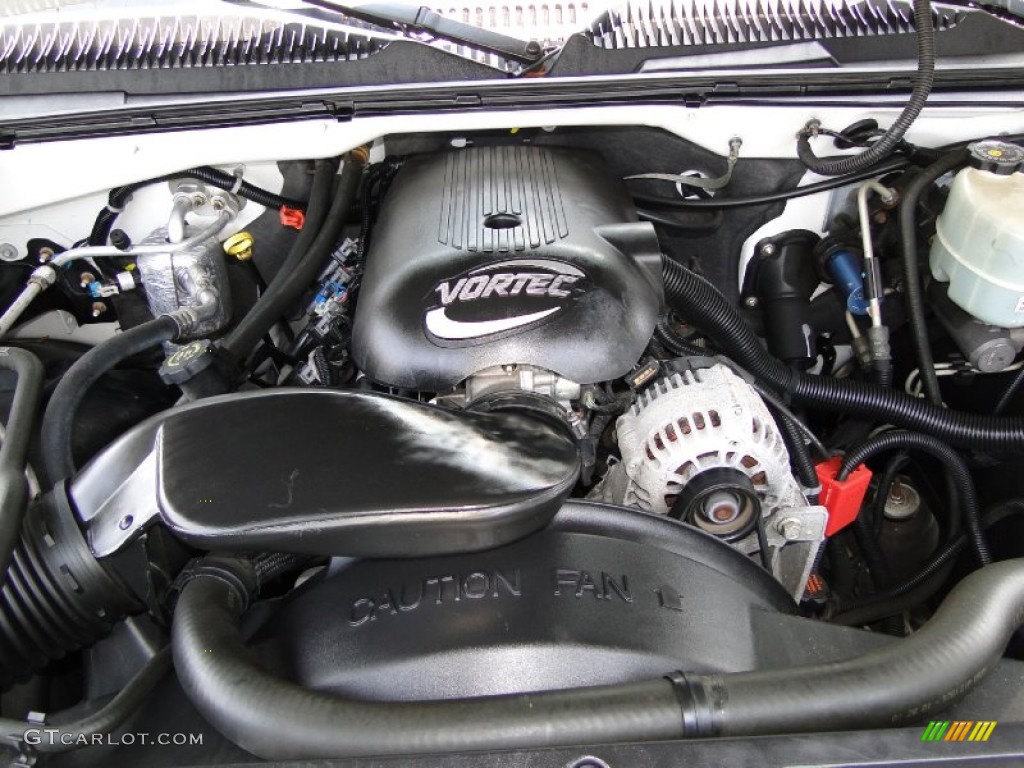 2001 Chevrolet Silverado 1500 LS Crew Cab 6.0 Liter OHV 16-Valve Vortec V8 Engine Photo #50432500